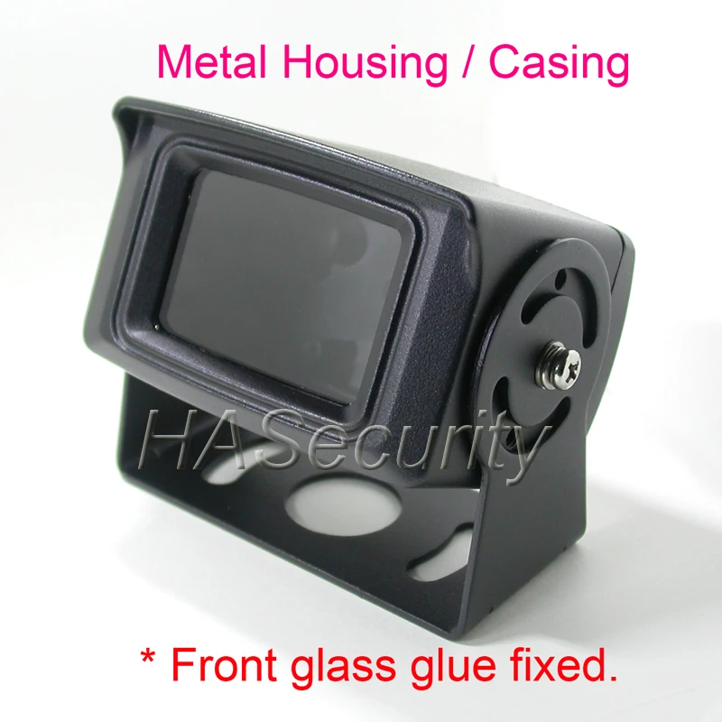 security surveillance camera metal housing / casing for car camera ( X38 ) optional LED light