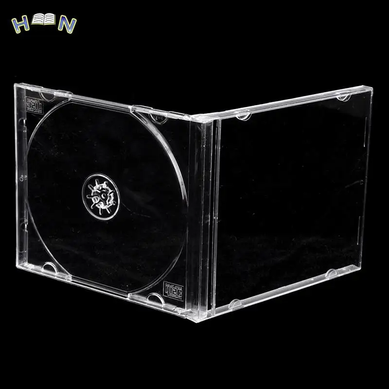 CD DVD Storage Case 1PCS ReadStar Transparent Plastic Single Piece disc case CD case, thickened CD DVD disc box, Disc box