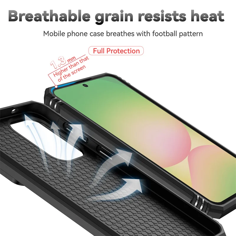 Slide Lens Camera Armor Phone Case with Car Magnetic Ring Holder and Back Cover