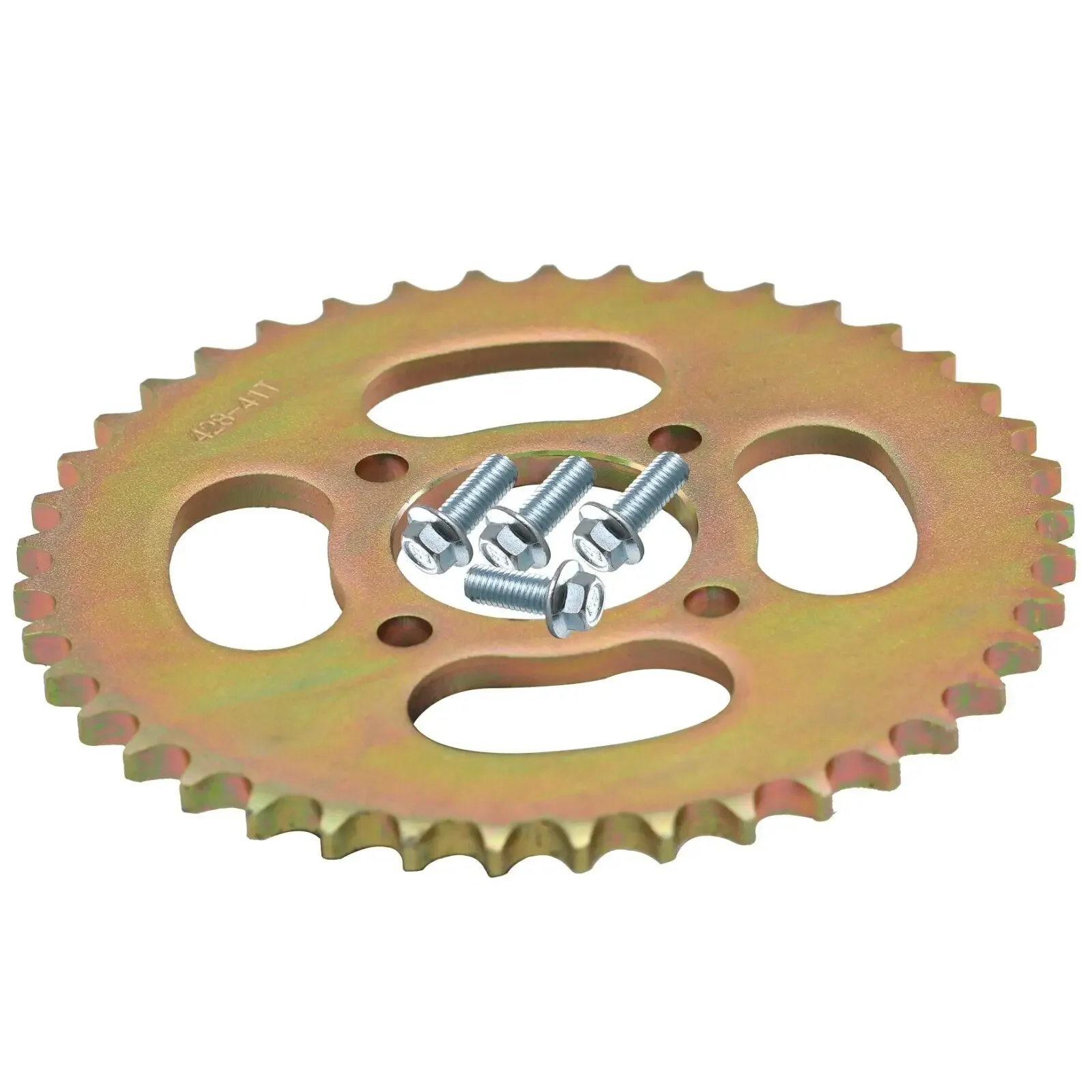 

High-performance 428 41T Rear Chain Sprocket 48mm For Go Kart ATV Quad Buggy Dirt Bike 110cc 125cc Motorcycle Parts