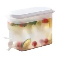 Réfrigérateur bouilloire froide distributeurs de boissons glacées distributeur de thé pour réfrigérateur 2,8 l grande capacité pichet d'eau froide support de limonade 3