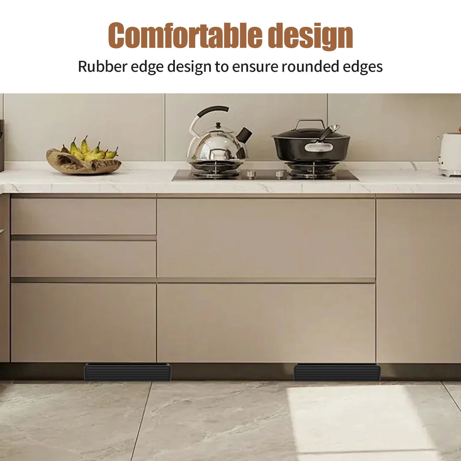 Cabinet Foot Pull Carbon Steel Trash Cabinet Foot Pull Hands Free Drawer Smooth Door
