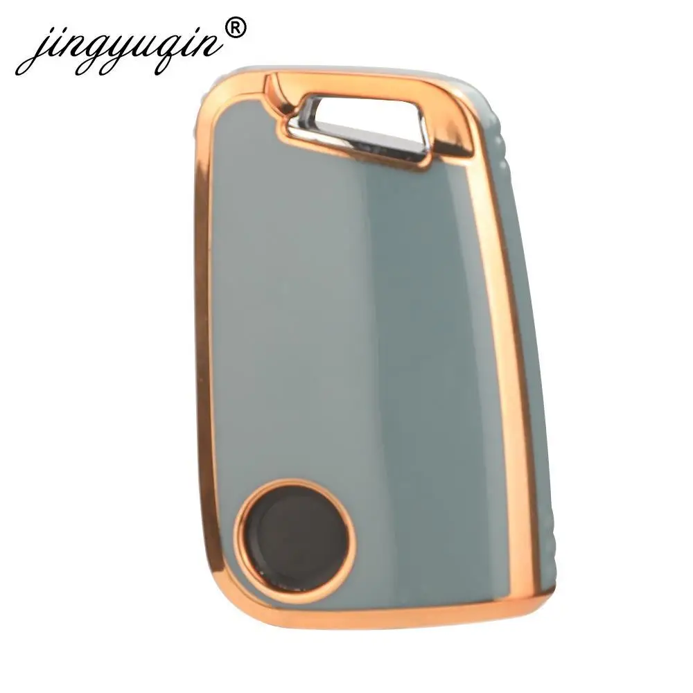 Premium TPU Car Flip Key Case Cover by Jingyuqin
