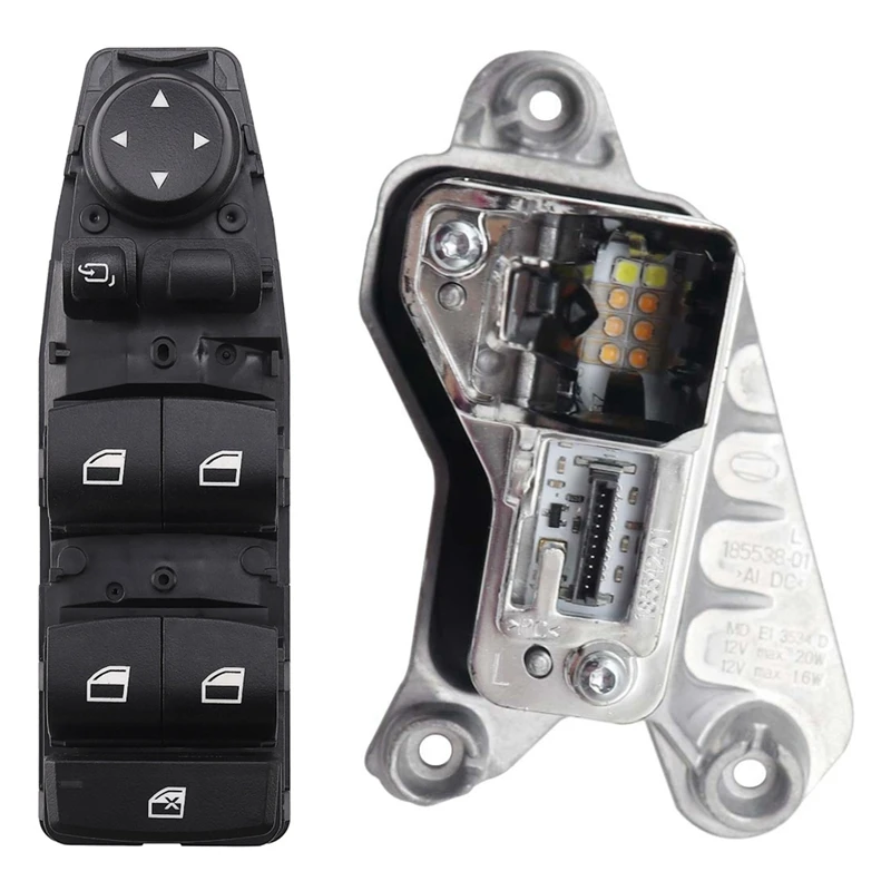 

Левая сторона, дневная фара, указатель поворота, Диодная лампа с переключателем главного стеклоподъемника автомобиля