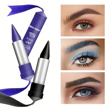 Waterproof Blue/Black Smoky Eyes Eyeliner Pencil Quick-Drying Matte Lipstick Gel Pen Long-Lasting Makeup for Eyes