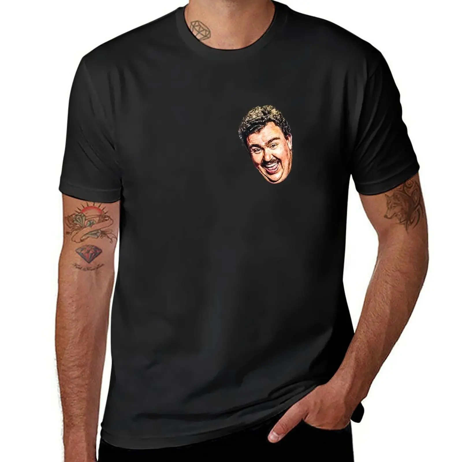 

john candy print T-Shirt tees graphics Short sleeve tee mens champion t shirts