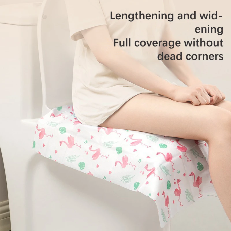 Toilet Seat Cover 7/10 Pcs Disposable Extra Large Waterproof Toilet Cover for Toddlers & Adults Portable Individually