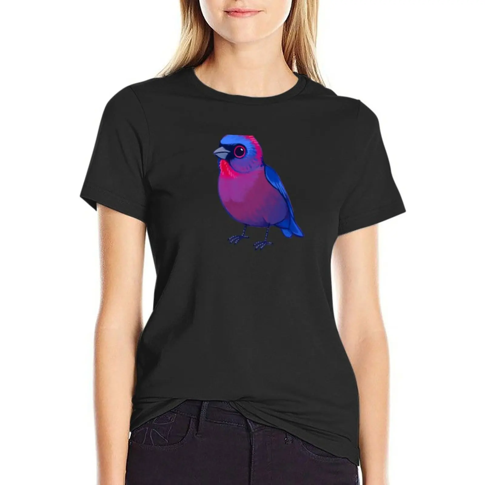 

Pride Birds: Varied Bunting T-Shirt summer top animal print shirt for girls aesthetic clothes tops Womens graphic t shirts