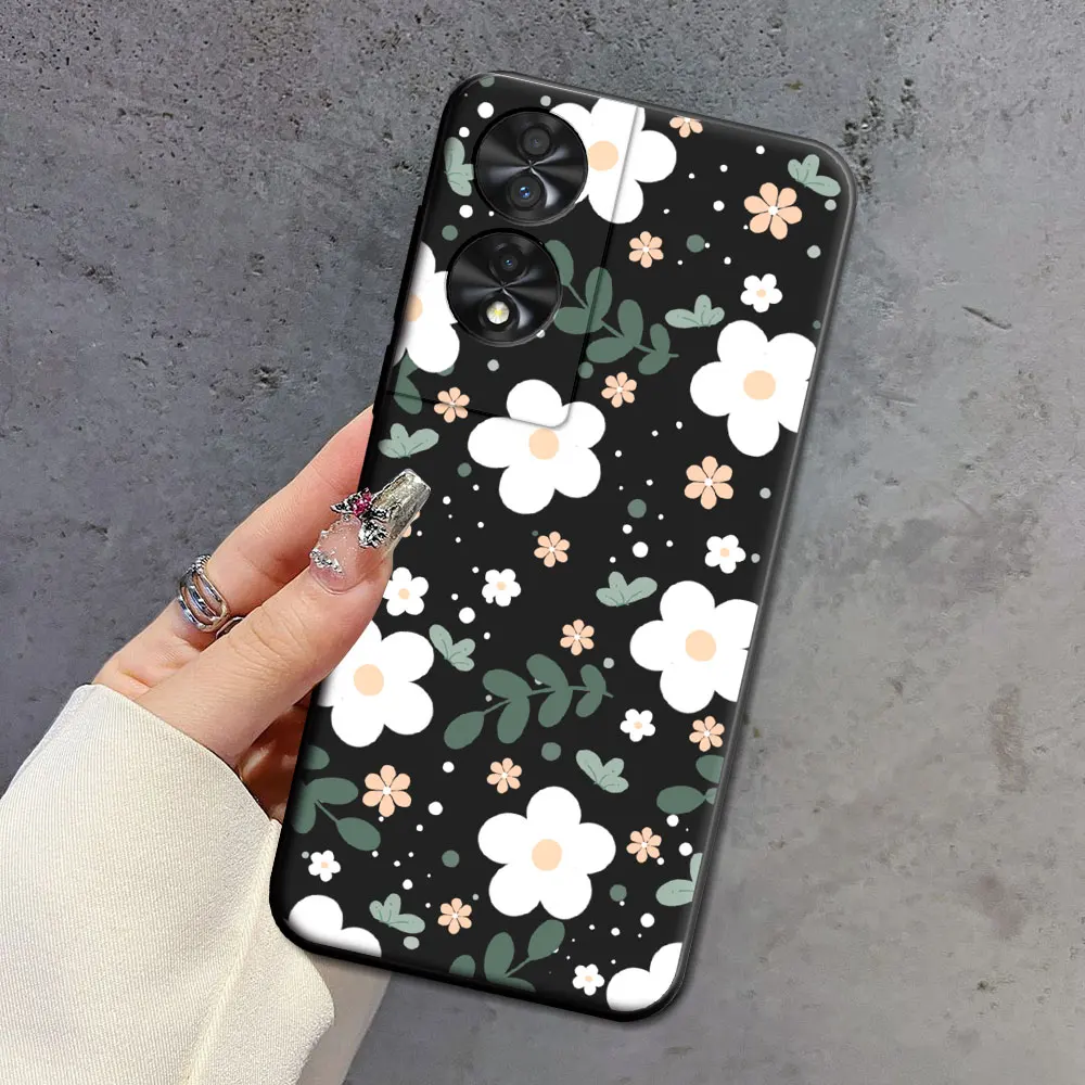 Elegant Floral Soft Silicone TPU Phone Case - Luxury Back Cover