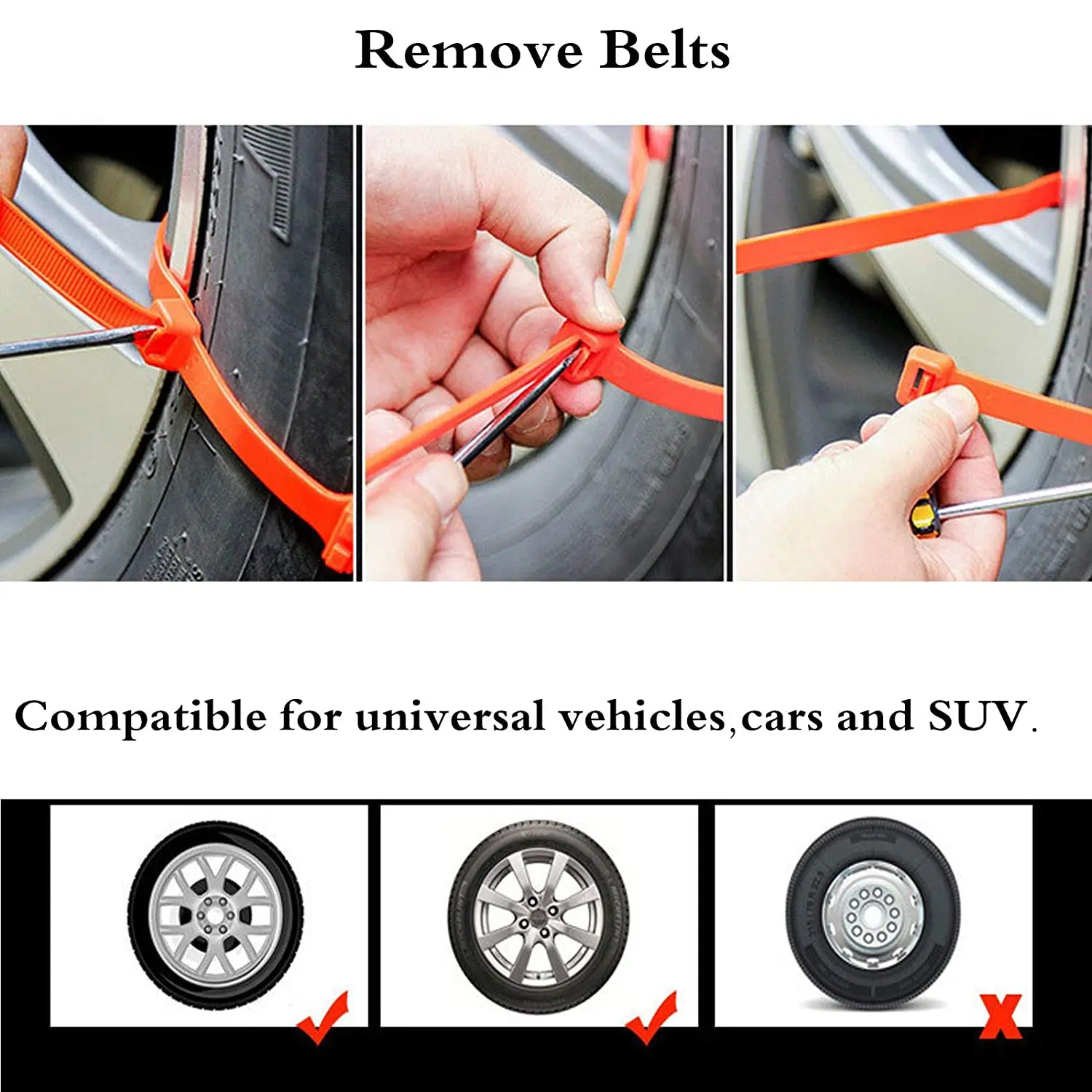 Car Winter Anti Skid Snow Chains Tire Wheels Chains Winter Outdoor Snow Tire Emergency Anti-Skid 5/10/20Pcs tire chains,car wheel anti skid pad