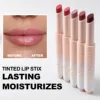 Press Lipstick Nude Jelly Pink Moisturising Mirror Water Lip Gloss Tint Waterproof Non-stick Cup Long Lasting Lipstick Makeup 2