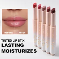 Press Lipstick Nude Jelly Pink Moisturising Mirror Water Lip Gloss Tint Waterproof Non-stick Cup Long Lasting Lipstick Makeup 2