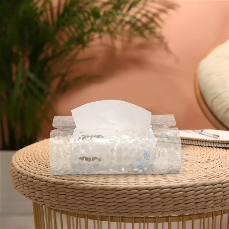 Plastic Containers Paper Towel Holder Tissue Dispenser Table Desktop Napkin Organizer Decoration 4
