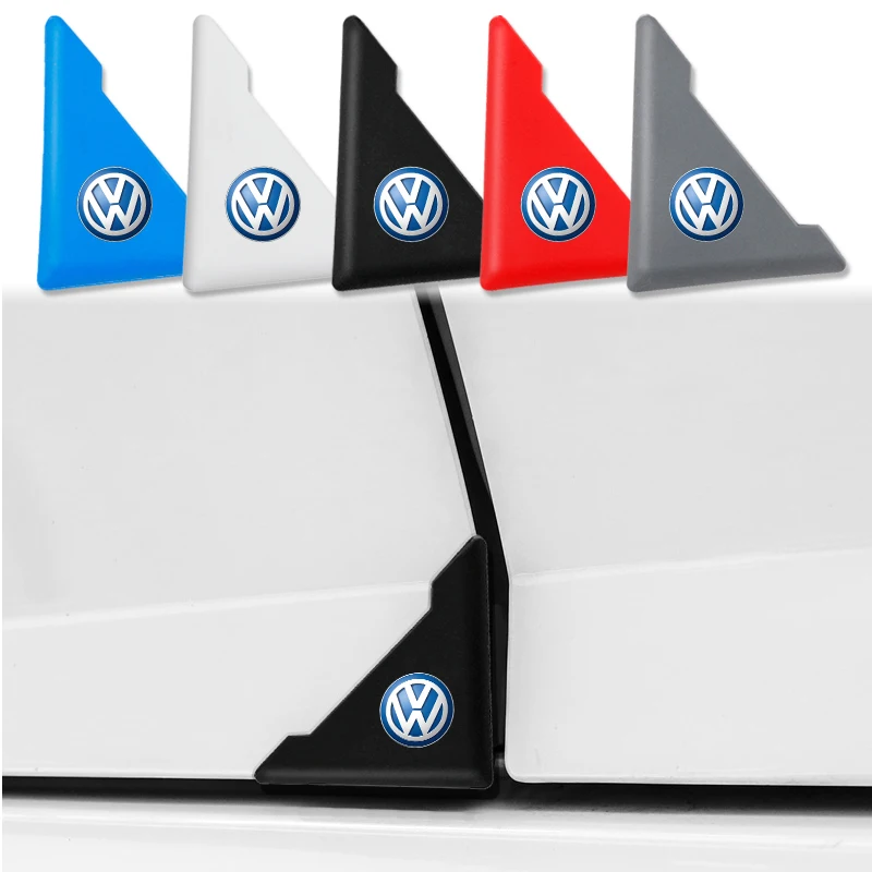 Car Styling Per Volkswagen Vw Golf Polo Tiguan Touareg Jetta Gti Silicone Car Door Corner Cover Paraurti Crash Scratch Protector