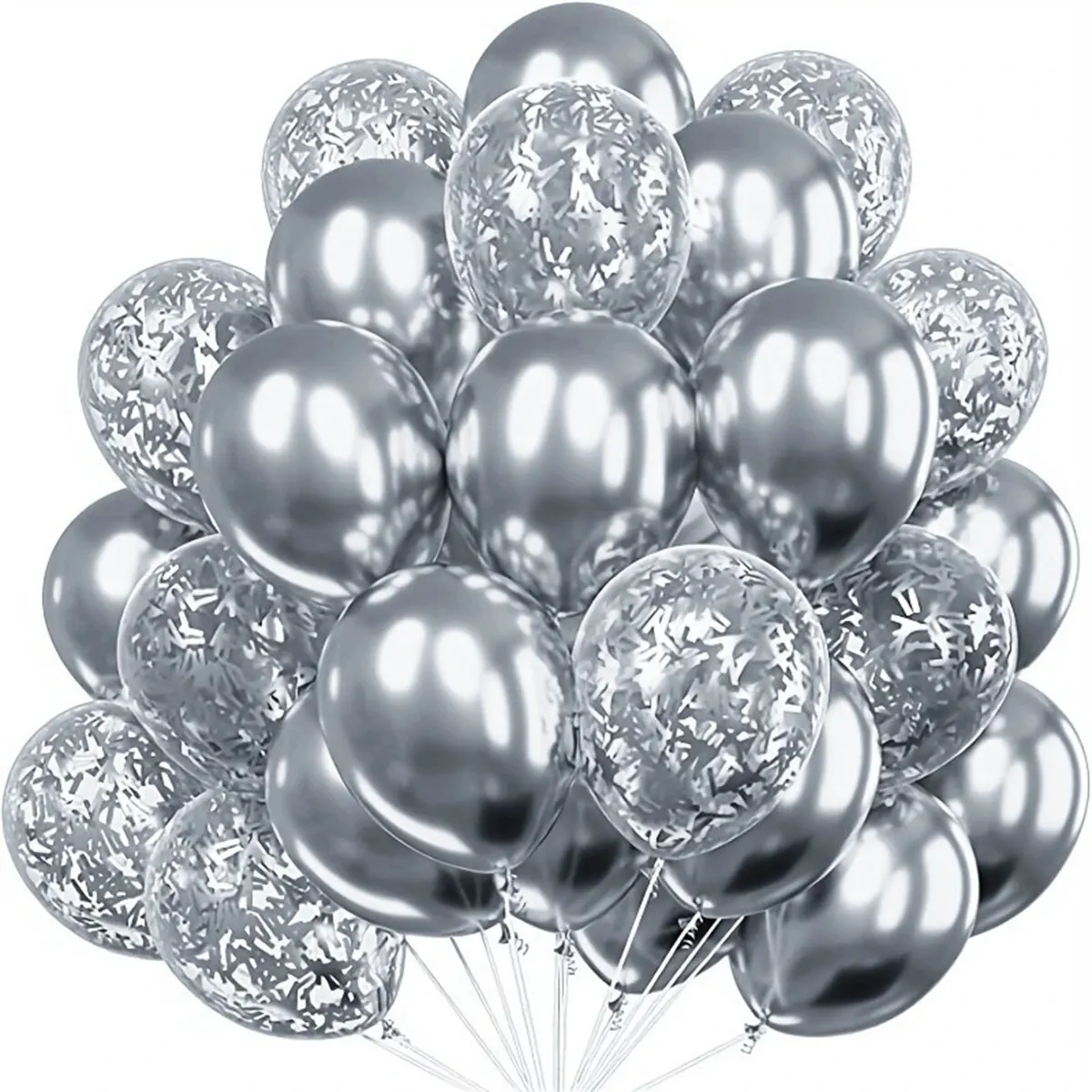 Latex Balloons 20pcs Metallic Confetti Balloons Party For Birthday Weddings Anniversary Valentine's Day Party Decorations