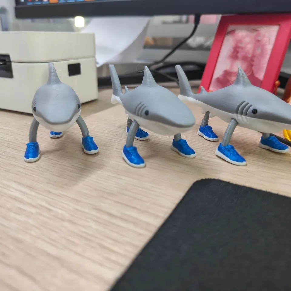 Shark Tungtungtung Shahur Figure AI Brainrot Funny Doll Tralalero