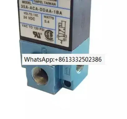 

2pcs solenoid valve 35A-ACA-DDAA-1BA 35A-ACA-DDFA-1BA 35A-ACA-DDBA-1BA DC24V High frequency valve +8MM Connector