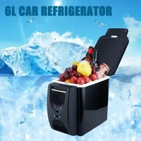 Portable 12V voiture réfrigérateur congélateur chauffage glacière voyage réfrigérateur 6L Mini Auto congélateur C refroidisseur plus chaud réfrigérateur électrique Amag 4