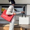 StoBag 10pcs Non-woven Tote Bags Color Fabric Portable Eco-friendly Shopping Storage Reusable Large Pouch Custom Logo(Extra Fee) 3