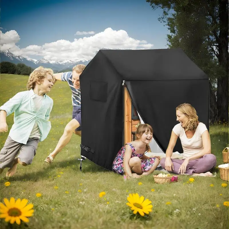 Portable Playhouse Protective Cover Dustproof SunProtection Outdoor children playhouse cover Multifunction Outdoor Play Supplies
