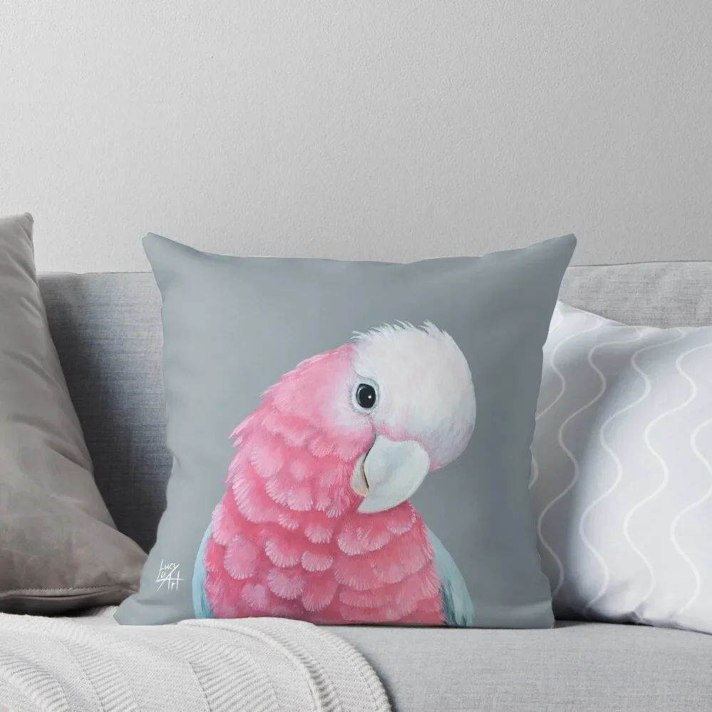 

Pink and Grey Galah Throw Pillow Sofa Pillow Cover Rectangular Cushion Cover christmas decorations 2024