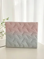 Premium Laptop Sleeve - Stylish Soft Liner Bag Cover for 13.3-15.4 Inch (Gradient Blue)