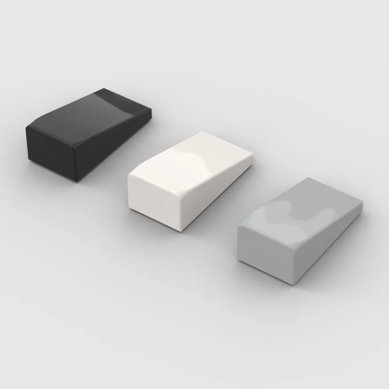 작은 입자 빌딩 블록 장난감 액세서리 5404 슬로프 18 °   2 x 1 x 2/3 크기: 1 x2 x 0.8인치 스터드