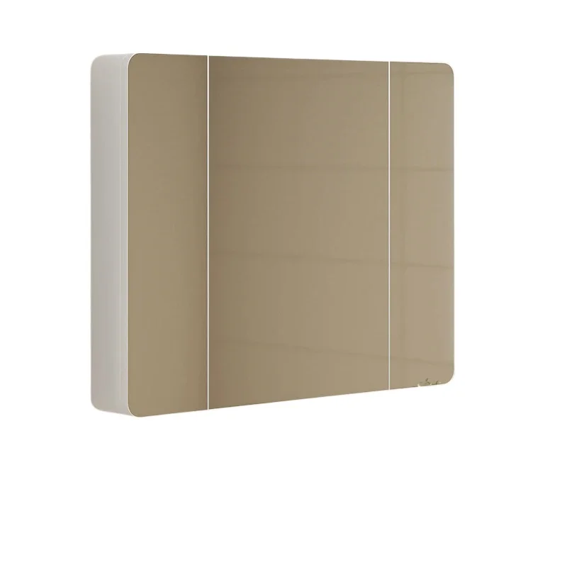 Simple and Stylish Bathroom Mirror Cabinet Wall Mounted Smart Beauty Mirror Cabinet Large Capacity Storage Home Furniture FYBC