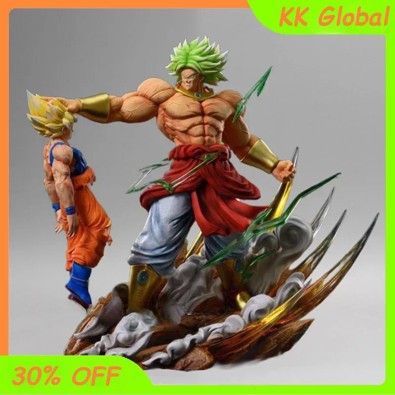 

18cm Dragon Ball Anime Figures Broli VS Sun Goku Statue Manga Action Figures Super Saiyan Collection Pvc Model Doll Gift Toys