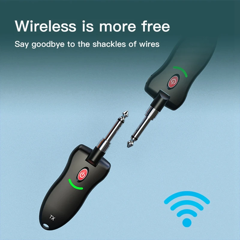 Wireless System Audio 09T Transmitter Receiver Pickup USB Rechargeable Wireless System For Electric Guitar Bass