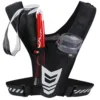 Ultra Light Running Vest with Phone Pocket Water Bottle Holder Breathable Hydration Pack for Outdoor Cycling Hiking Trail