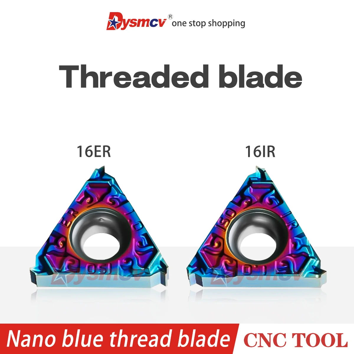 16ER G55 16ER100ISO 16ER125ISO Außengewinde CNC-Einsatz 16IR125ISO 16IR150ISO Innengewinde CNC-Blatt Nano Blue Thread Blade