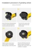 Deli 220V Mini Angle Grinder 860W high-power grinding tool 100mm cutting diamond electric tool polishing and grinding machine 6