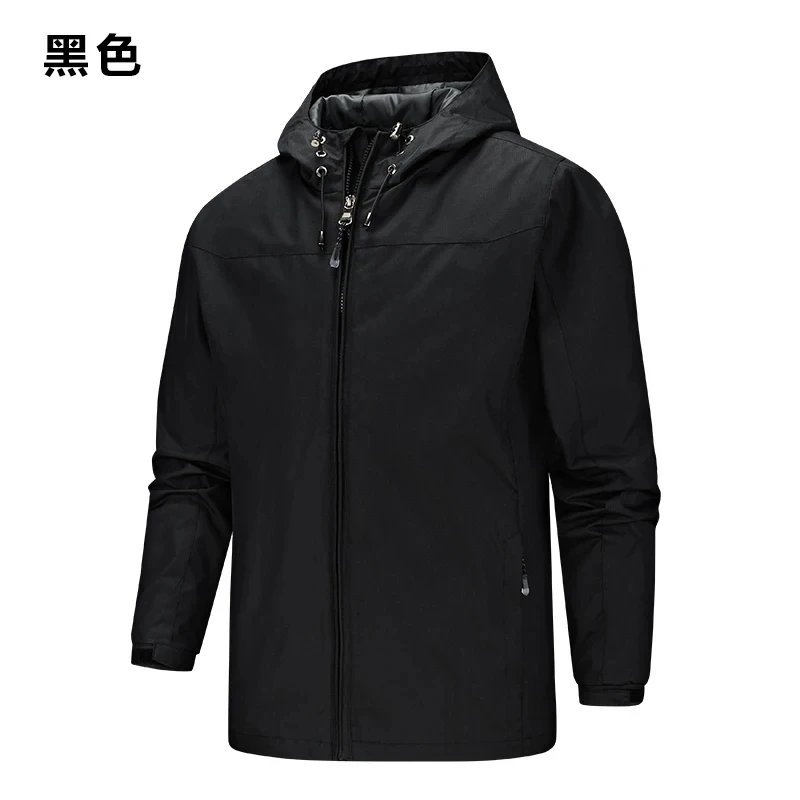 Men's casual hooded sports jacket, waterproof and waterproof jacket, thin, spring and autumn, aj3332024