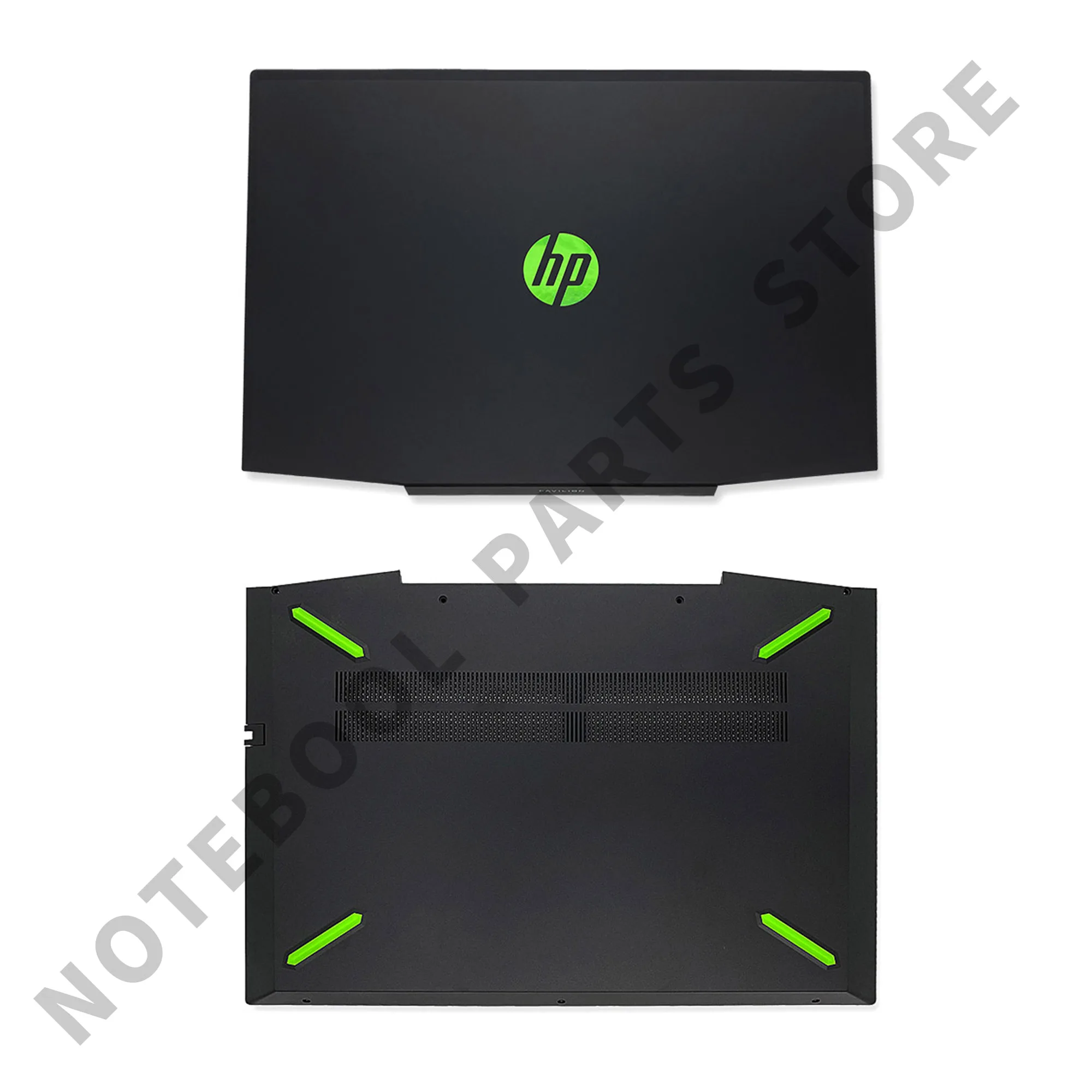 leather laptop bags for men New Laptop LCD Back Cover/LCD Front Bezel/LCD Hinges/Palmrest Upper Case/Bottom Case For HP Pavilion 15-CX Series Green Logo laptop case Laptop Bags & Cases