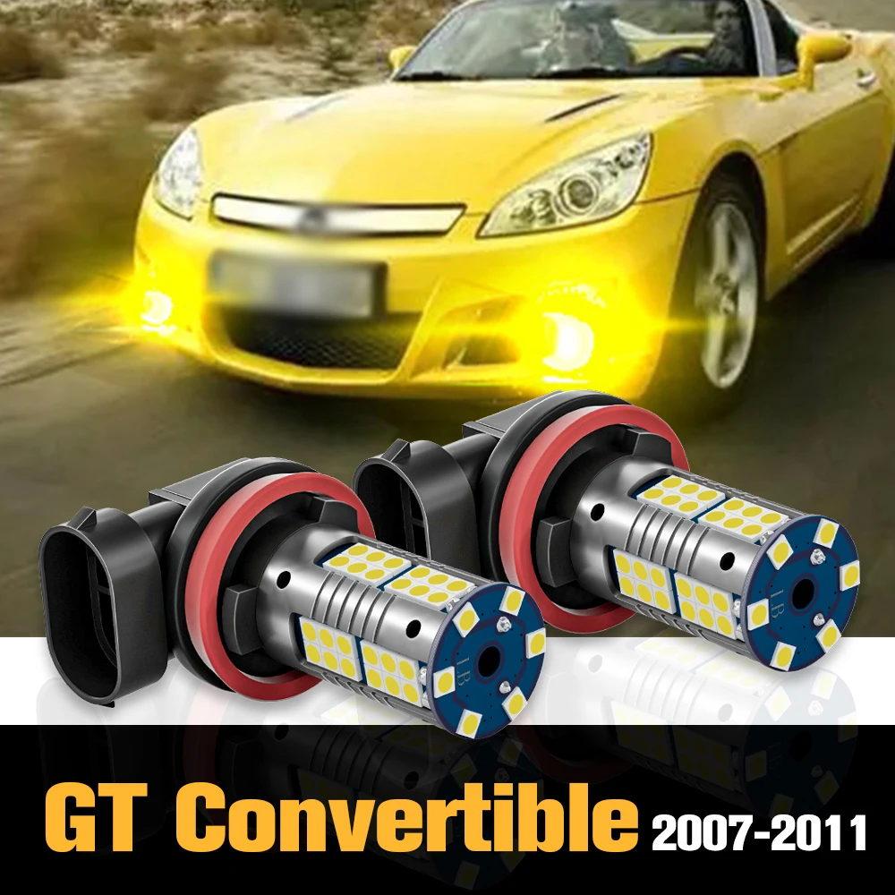 

2pcs Canbus LED Fog Light Lamp Accessories For Opel GT Convertible 2007 2008 2009 2010 2011