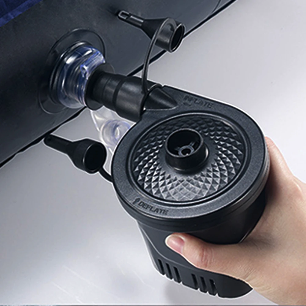 Portable Electric Air Pump Lightweight Electric Inflatable Compressor for Swimming Ring Air Mattress Pool