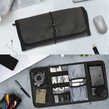 Electronic Organizer Accessories Case Portable Digital Storage Bag Travel Cable Organizer Bag Pouch Carry Case for Power Bank