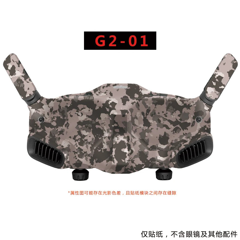 para Dji Avata Drone Óculos de Vôo Dji Óculos de Proteção Colorido Adesivo Anti-risco Película Protetora à Prova Impermeável Água Decalque da Pele Acessórios - Image 4