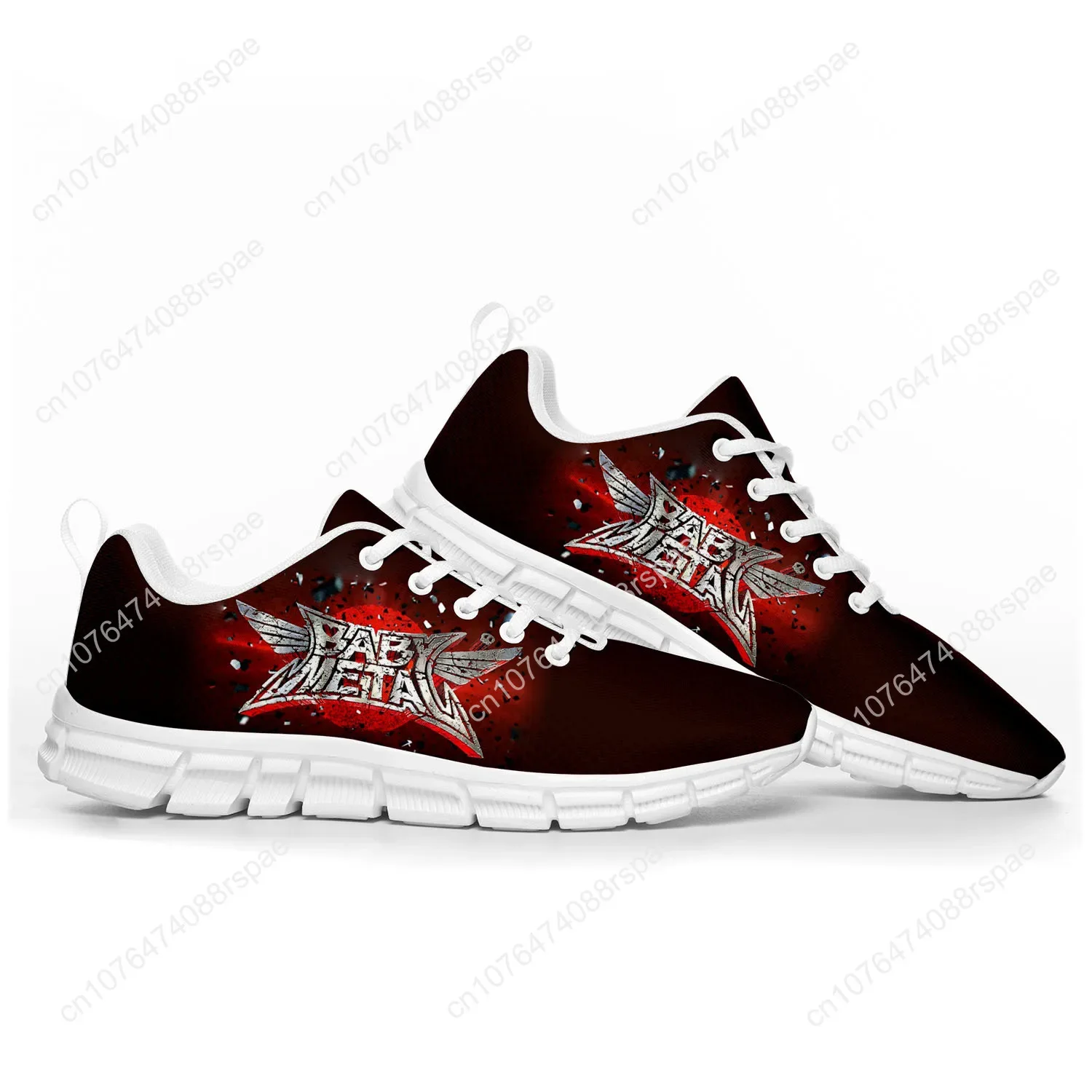 Babymetal Rock Band Pop Fashion Sports Shoes Mens Womens Teenager Kids Children Sneakers Custom High Quality Couple Shoes White