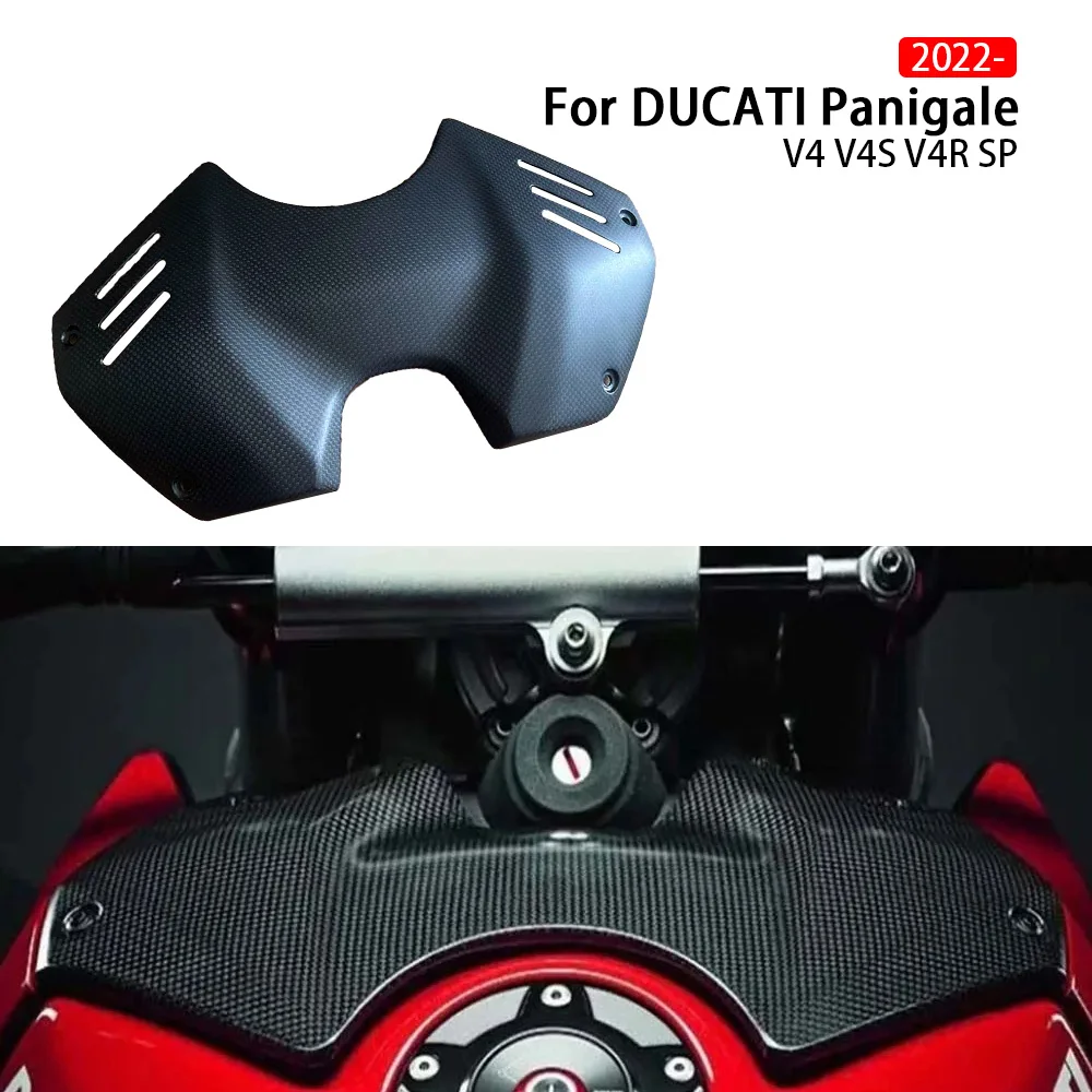 

For DUCATI Panigale V4 V4S V4R SP 2022- Motorcycle 100%Carbon Fiber Battery Cover Front Fairing Fuel Tank Airbox Cover