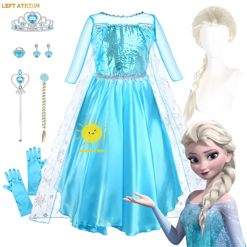 Déguisement Princesse Elsa Enfant - Robe & Kit Complet Frozen