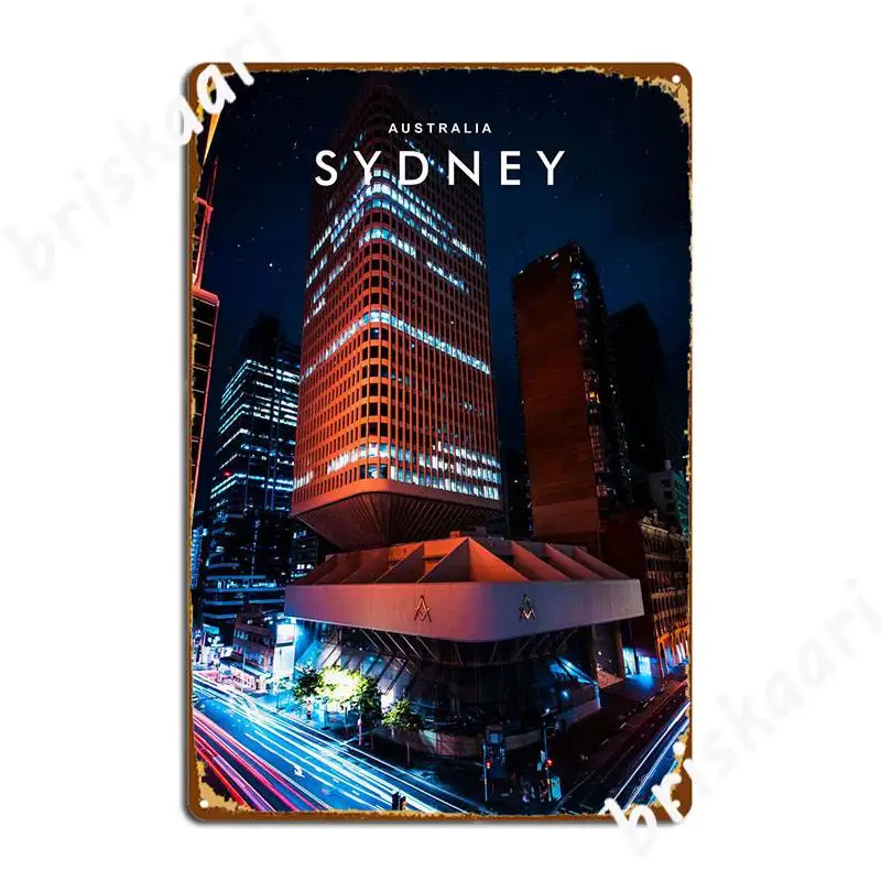 

Металлический плакат ночного клуба Сиднея, Постер клувечерние ринки, забавная вечеринка, жестяной плакат