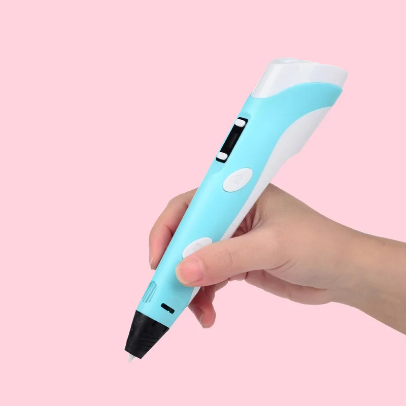 3D Printing Pen DIY Drawing Pen With PLA Filament Toys Safe LCD Screen Compatible for Children Kids Christmas Birthdy Gift