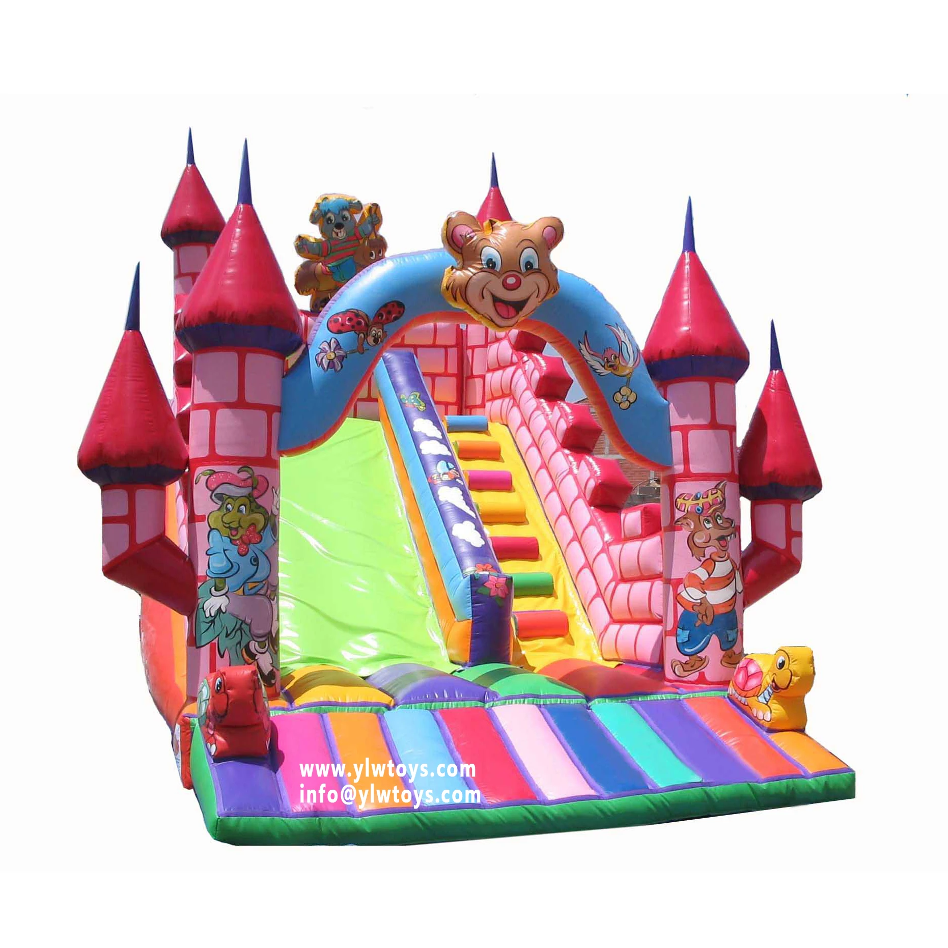 

YLWCNN Inflatable Combo Slide Bouncer With CE/UL Blower Inflatable Playground Parks YLW-Bouncer Toys Party Game