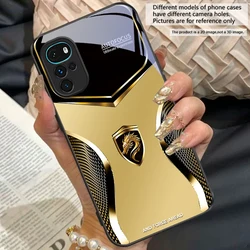 Golden Cartoon Mouse Glass Phone Case - Motorola Moto G Play (2023) (BLH - BLH2507062)