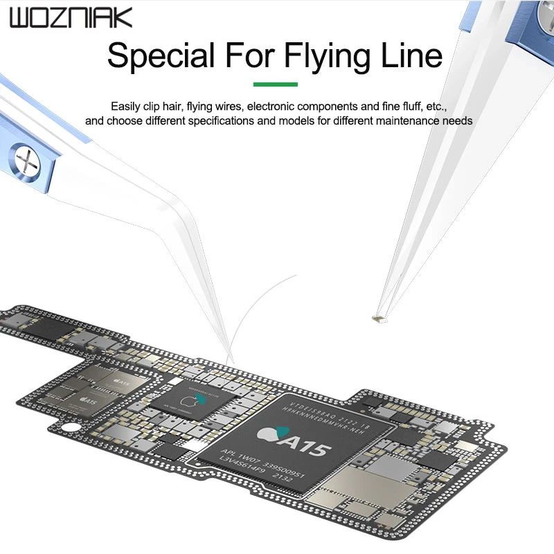 Ceramic Anti-Static Precision Tweezers for Mobile Phone Maintenance