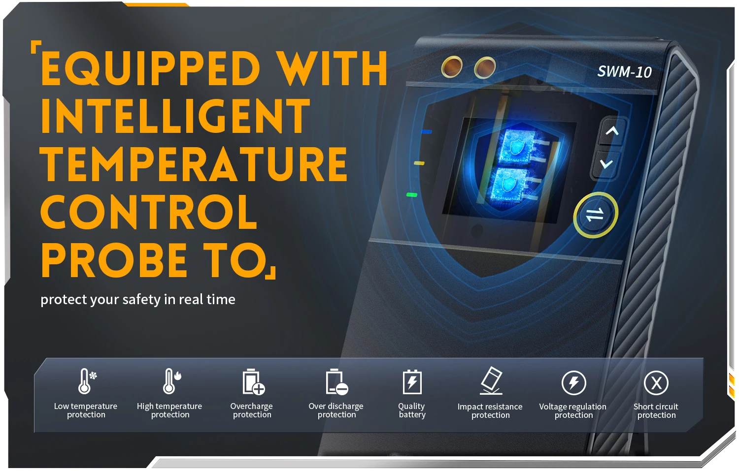 SWM-10 portable tool, supports 0.25mm nickel sheet connection