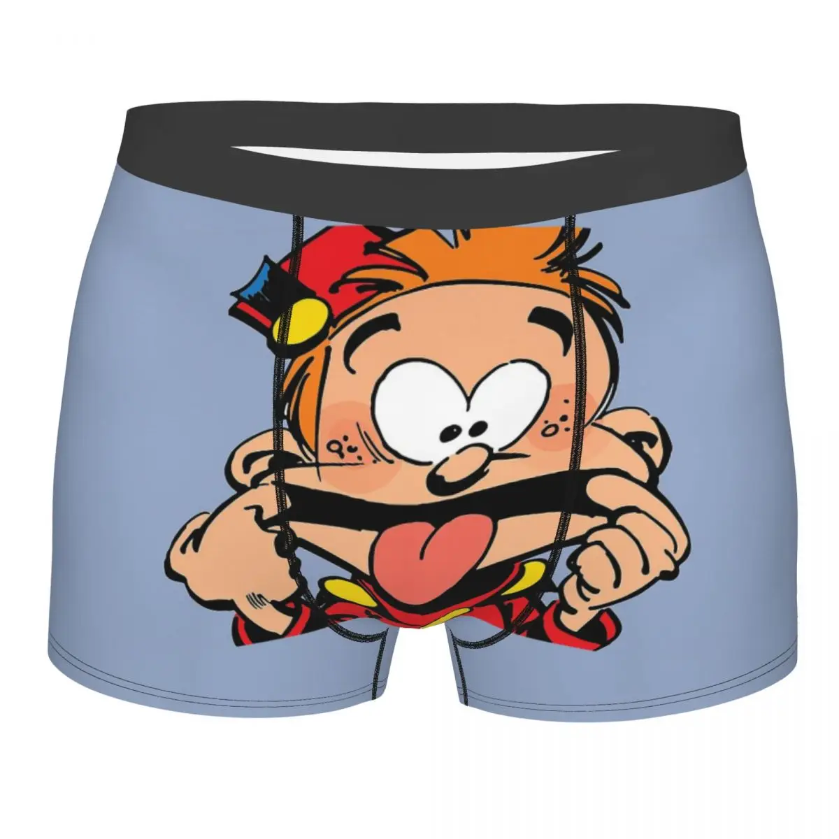

Petit Spirou Underpants Homme Panties Male Underwear Sexy Shorts Boxer Briefs