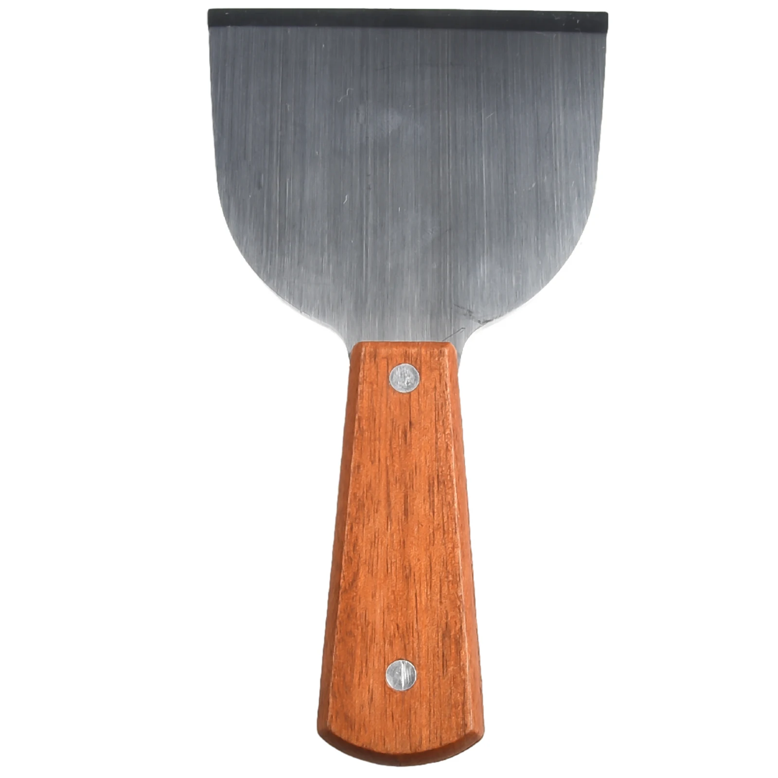 Barbecue Tools 1pcs Stainless steel wooden handle large semi circular material shovel Steak Spatula barbecue baking pizza Grill Flipper tools